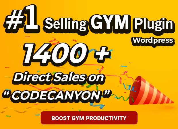 #1 Gym wordpress plugin