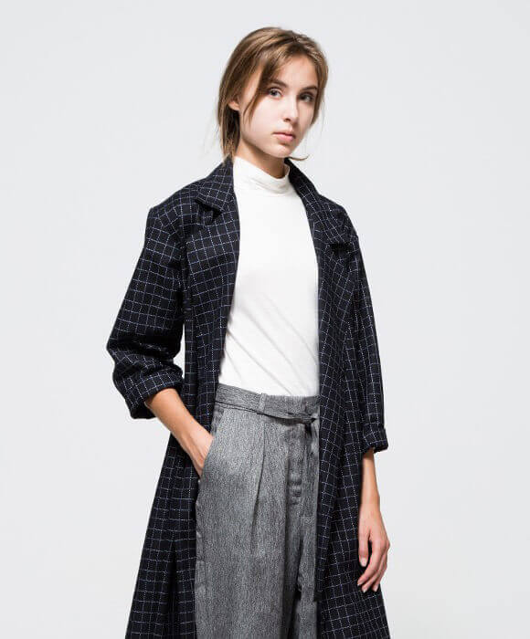 DOUBLE WRAP BRACELET IN BLACK LEATHER